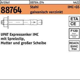 Expressanker R 88764 IMC 12/160/256 GS Stahl galv.verz. 10 Stück UPAT - VPE: 10