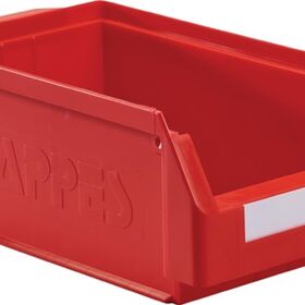 Sichtlagerkasten L350xB200xH150mm PE rot KAPPES