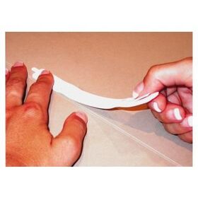 Heftstreifen 2x15cm selbstklebend weiß 100 St./Pack.