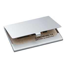 Sigel Visitenkartenetui VZ135 max. 15Karten Aluminium silber