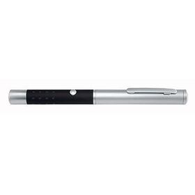Laserpointer 16cm grüner Laser Reichweite 50m 160g chrom matt