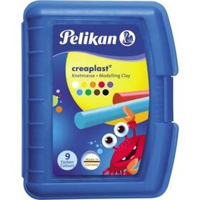 Pelikan Knetmasse Creaplast 198/9B 622415 300g 9Farben 9 St./Pack.