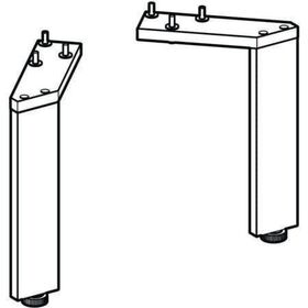 Geberit Möbelfuß SMYLE Square 2 Stück, verchromt Höhe 180mm