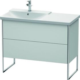 Duravit Waschtischunterbau XSQUARE Be links 805x1010x473mm weiß seidenmatt