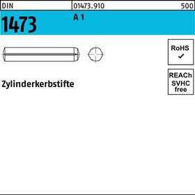 Zylinderkerbstift DIN 1473 3x 8 A 1 100 Stück - VPE: 100