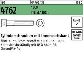 Zylinderschraube ISO 4762 Innen-6kt M12x70 10.9 zinklamellenb. 50St. - VPE: 50