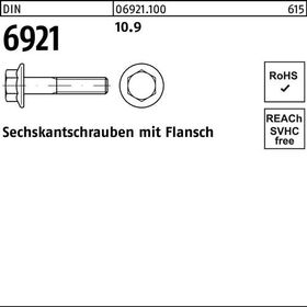 Sechskantschraube DIN 6921 Flansch M12x 60 10.9 100 Stück - VPE: 100