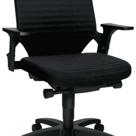 Bürodrehstuhl m.Autosynchrontechnik schwarz 420-550mm m.Lehnen Trgf.110kgTOPSTAR