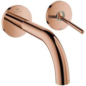 Grohe 2-Loch-WT-Wandbatterie ATRIO FMS, Ausladung 185mm warm sunset