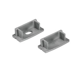 EUROLITE Endkappen für U-Profil 20mm silber