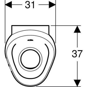 Geberit Urinal PREDA mit integrierter Steuerung