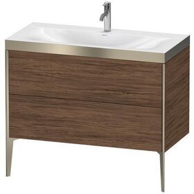 Duravit Möbelwaschtischset XVIU 1000x480mm sw ma / we s-matt Ra B1 2 HL