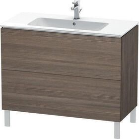 Duravit Waschtischunterbau L-CUBE 1020x481x704mm amerikanisch nussbaum