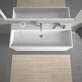 Duravit Waschtisch VERO AIR m ÜL HLB 1200x470mm 1 Hahnloch weiß WG