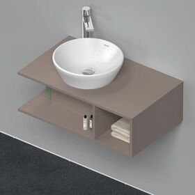 Duravit Waschtischunterbau Compact D-NEO 1 Fach rechts 260x800x480mm basalt matt
