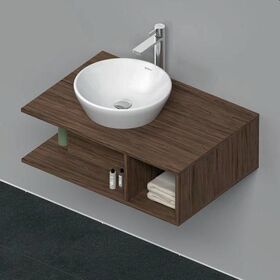 Duravit Waschtischunterbau D-NEO 1 f rechts 260x800x550mm nussbaum dunkel