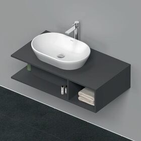 Duravit Waschtischunterbau D-NEO 1 f rechts 260x1000x550mm graphit matt