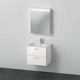 Duravit Badmöbel-Set XBASE 630mm m SPS BETTER Türansch re we hgl