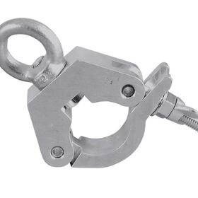 EUROLITE TPC-31 Klammer mit Öse, silber