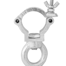 EUROLITE DEC-30E Klammer mit Öse, silber