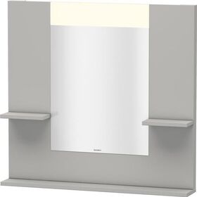 Duravit Spiegel VERO 142x850x800mm Beleuchtung betongrau matt