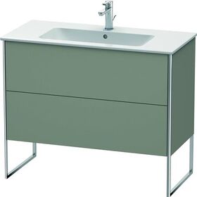Duravit Waschtischunterbau XSQUARE 832x1010x478mm steingrau seidenmatt