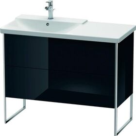 Duravit Waschtischunterbau XSQUARE Be li 805x1010x473mm schwarz hochglanz