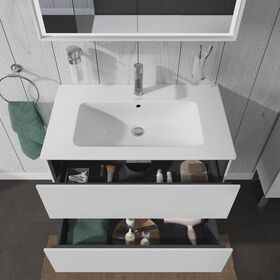 Duravit Waschtischunterbau L-CUBE 820x481x550mm weiß matt