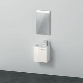 Duravit Badmöbel-Set XBASE 430 Spieg. G Türansch li weiß hochglanz