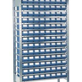 Steckregal H2000xB1000xT500mm Anbauregal 14 Stahlböden 112 x 7