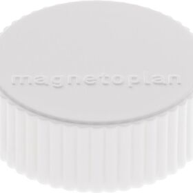 Magnet Super D.34mm weiß MAGNETOPLAN - VPE: 10