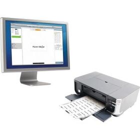 DURABLE Einsteckschild BADGEMAKER 145902 150x63mm weiß 40 St./Pack