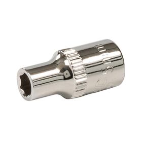 Silverline - Sechskant-Steckschlüsseleinsatz, metrisch, 1/4-Zoll-Antrieb