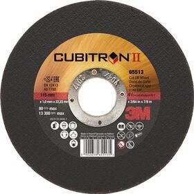 Trennscheibe Cubitron™ II D125x1,6mm ger.INOX Bohr.22,23mm 3M - VPE: 25