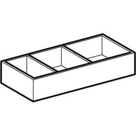 Geberit Schubladeneinsatz XENO² H-Unterteilung 323x62x150mm Melam Holzst