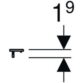 Geberit Möbelgriff iCon 1181x19x33mm weiß matt