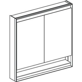 Geberit Spiegelschrank ONE m ComfortLight 2 Türen Nische 900x900mm