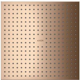 Kopfbrause 300/300 1jet AXOR Montage Decke-Aufputz polished red gold