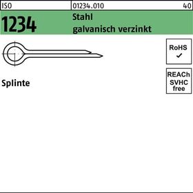 Splinte ISO 1234 4x 20 Stahl galv.verz. 500 Stück - VPE: 500