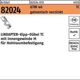 Kippdübel R 82024 GTW 40 TC TC 10 galv.verz. 1 Stück LINDAPTER