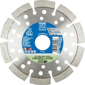Diamant-Trennschleifscheibe D.125mm Bohr.22,23mm 2.4mm 10mm PFERD