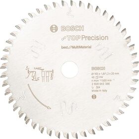 Kreissägeblatt AD 165mm Z.48 HLTCG Bohr.20mm Schnitt-B.1,8mm BOSCH