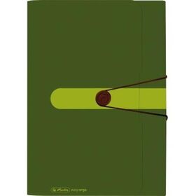Herlitz Fächermappe 11411253 12Fächer Recycling PP dunkelgrün