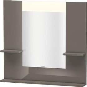 Duravit Spiegel VERO 142x850x800mm Be flannel grey hochglanz