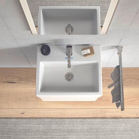 Duravit Handwaschbecken VERO AIR m ÜL HLB 450x350mm 1 Hahnloch weiß