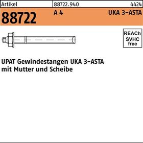 Ankerstange R 88722 ASTA M10x300 A 4 10 Stück UPAT - VPE: 10