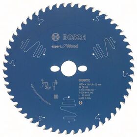 Kreissägeblatt AD 254mm Z.54 WZ Bohr.30mm Schnitt-B.2,6mm HM BOSCH