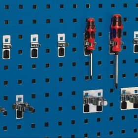 Werkzeugklemme D.13mm verz.f.Lochplatten 5St./Btl.BOTT