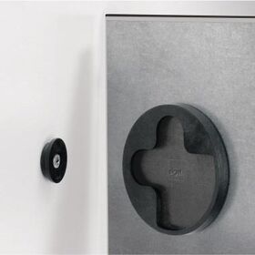 SIGEL Magnetboard Artverum GL110 480x480x15mm Glas schwarz