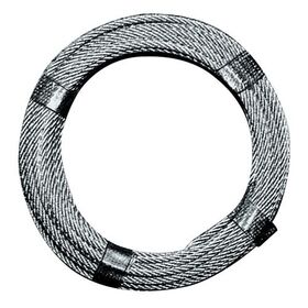 Drahtseil D.2,0-3,0mm L.10m 6x7+1 FE Bruchkraft 2,34 kN Stahl,verz.ku.-ummantelt